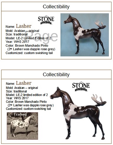 manchado Arabian collectible